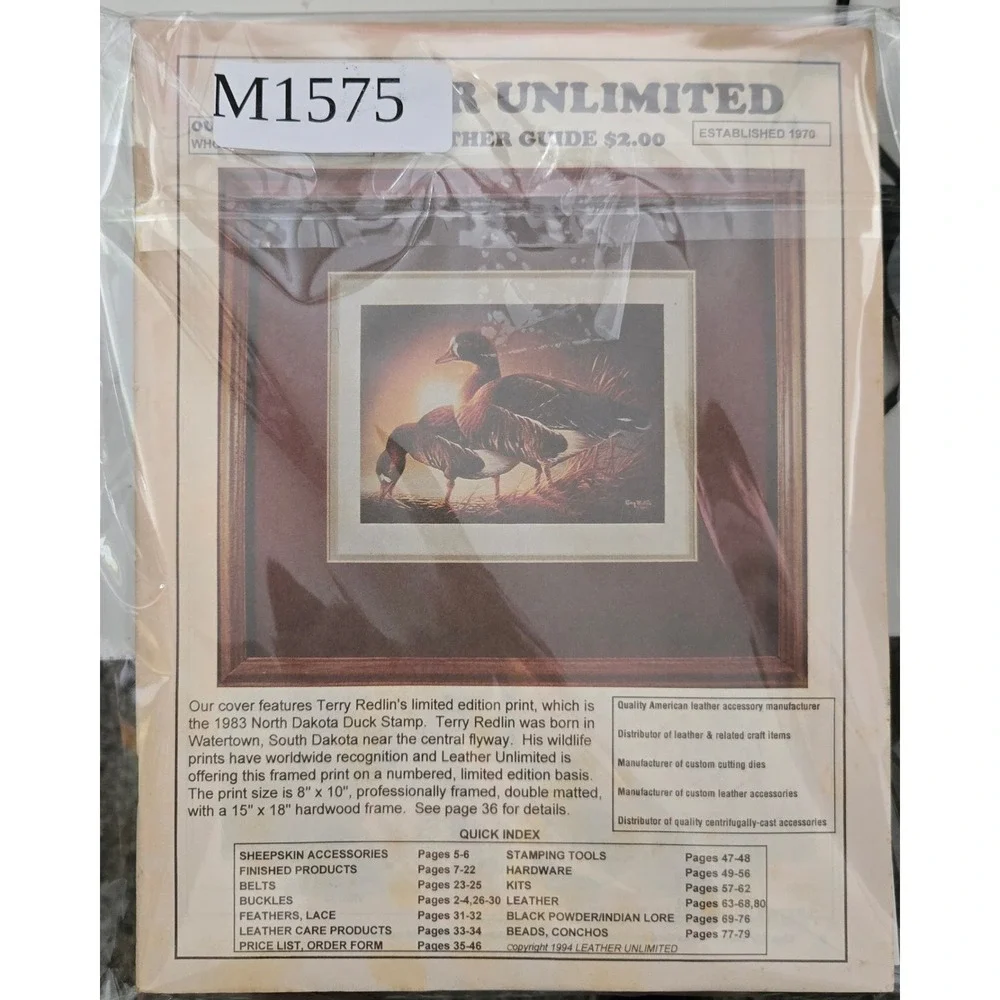 ot‎ 3 VTG 1990s Leathercraft Catalogs Tandy 1994 Leather Unlimited 1996